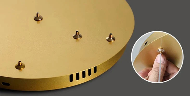 Mora - Round Hanging APP Dimmable Hanging Ceiling Chandelier