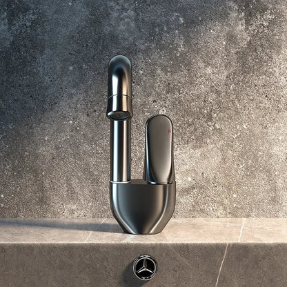 Moriah - Elegant 360 Degree Rotary Upturn Lift Curved Spout Single-Handle Tap