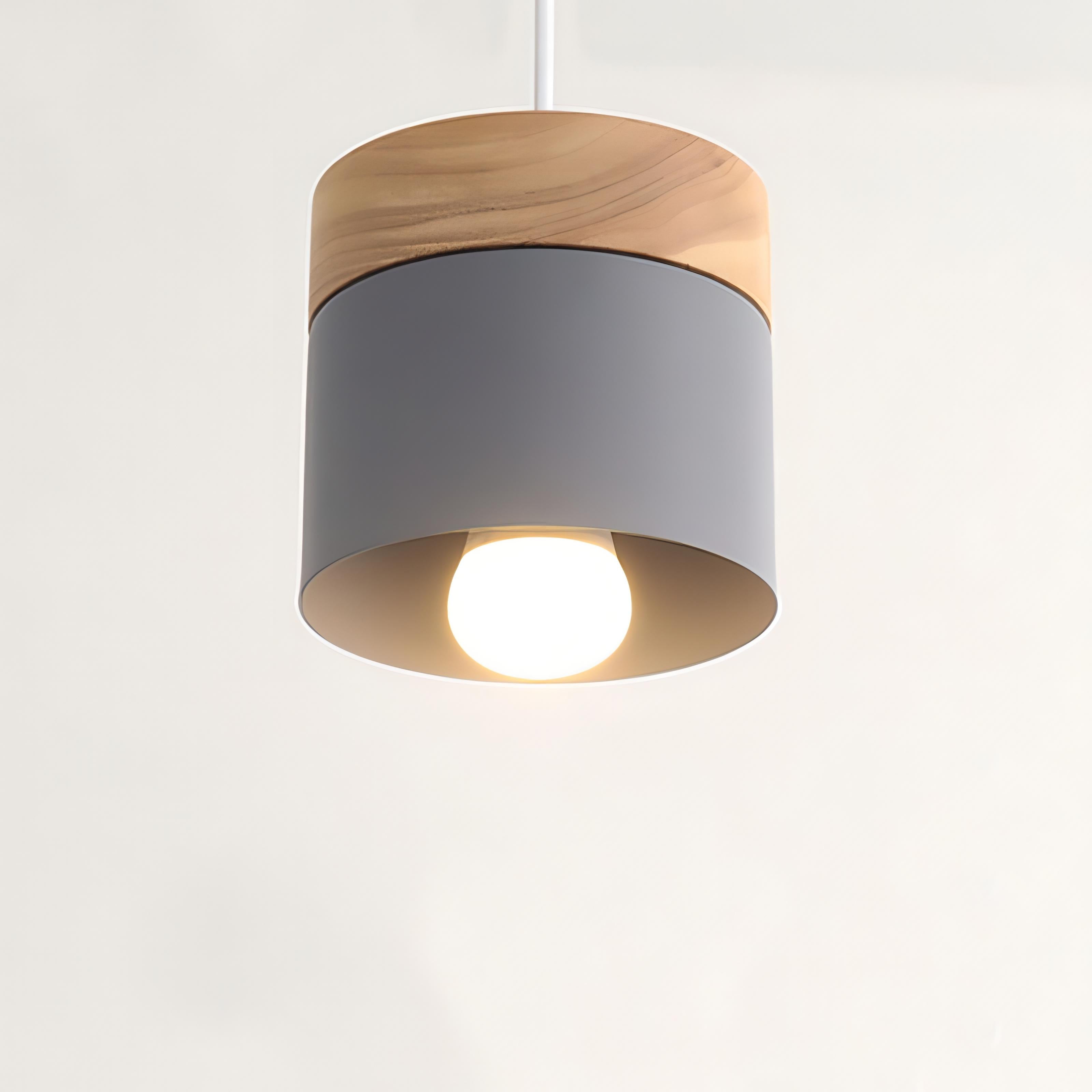 Maxton - Nordic Wood Round Pendant Hanging Ceiling Light
