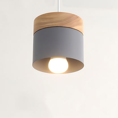 Maxton - Nordic Wood Round Pendant Hanging Ceiling Light