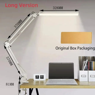 Hathaway - Task LED Adjustable Swing Arm Desk Light with Clamp