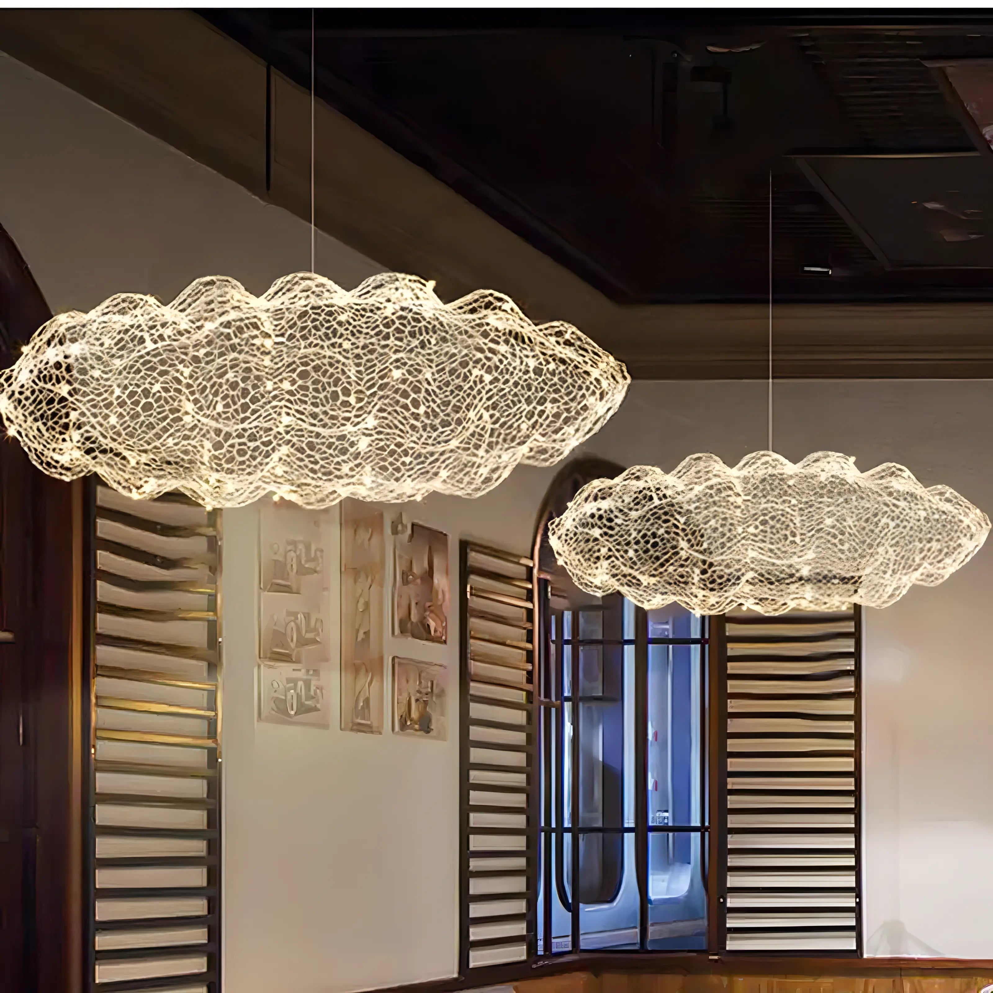 Iyla - Mesh Cloud Wire Ceiling Light