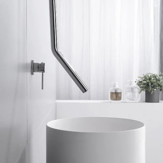 Hutto - Modern Ceiling Mounted Curved Bathroom Tap