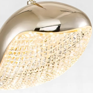 Rondio - Gold Dolphin/Whale Pendant Hanging Ceiling Light