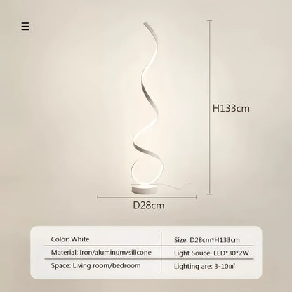 Natalie - Sleek Modern LED Floor Lamp