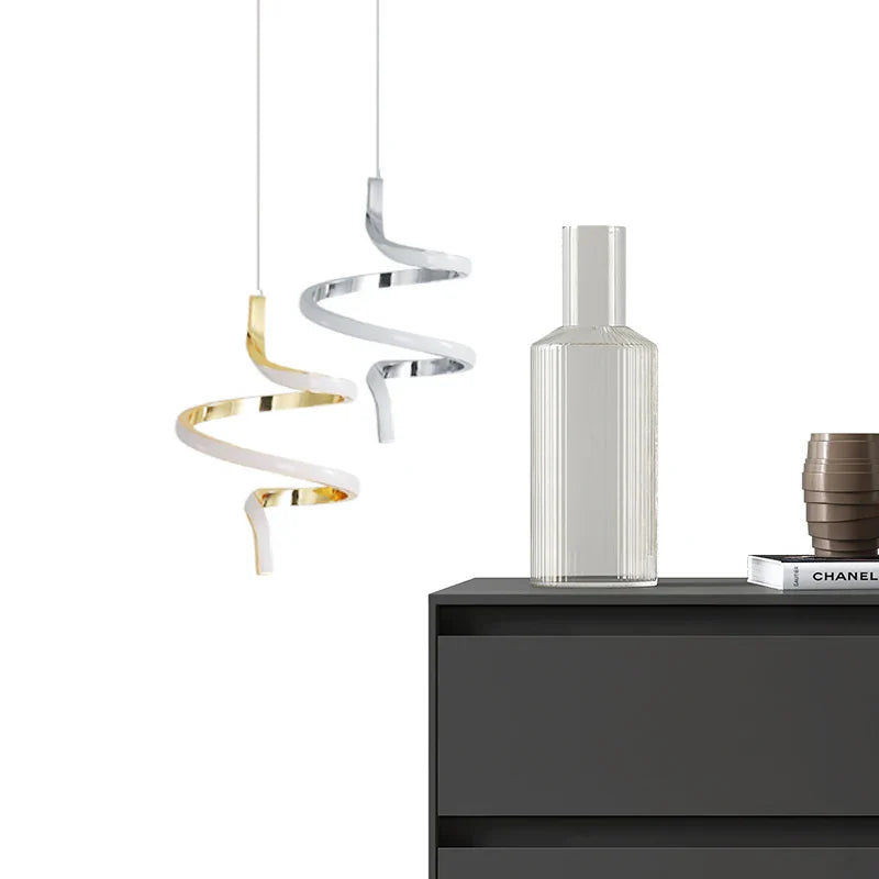 Tigone - Modern LED Twisted LED Round Ceiling Light