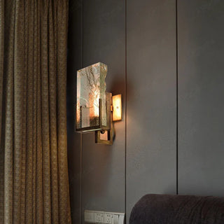 Yadira - Modern Gold Frosted Glass Style Wall Light