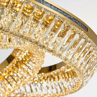 Betty - Crystal LED Ring Pendant Ceiling Chandelier