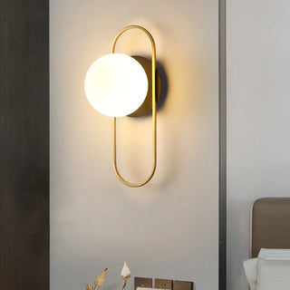 Celerino - Modern Minimalistic Oval Glass Cylinder Wall Light