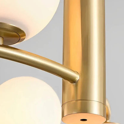 Carrillo - White Frosted Glass Hanging Modern Ceiling Light