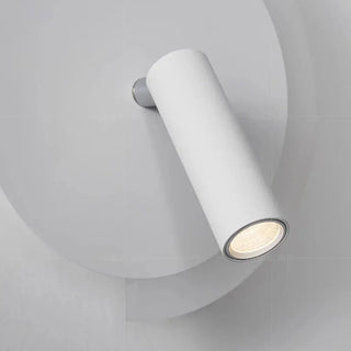 Noa - Modern Aluminium Wall Light With Switch Rotatable Spotlight