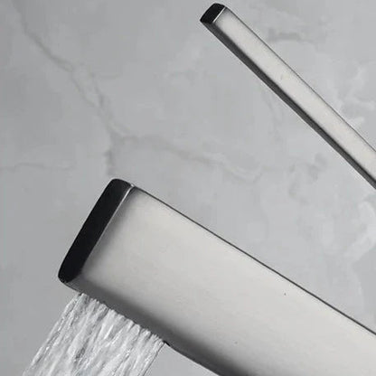 Tyree - Thin Single Lever Deck Mounted Basin Mixer Tap