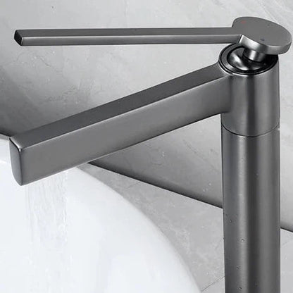 Tyree - Thin Single Lever Deck Mounted Basin Mixer Tap