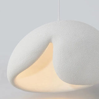 Ezeqi - Minimalist Wabi-Sabi Closed Shade Pendant Ceiling Light