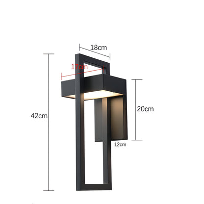 Marshall - Modern Black Outdoor Wall Light