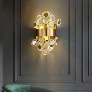 Meri - Modern Gold Crystal Wall Lamps