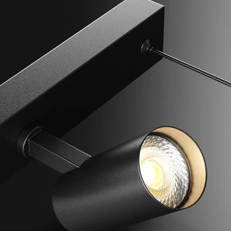 Brant - Modern Industrial Multi Head Black Hanging Pendant Ceiling Light