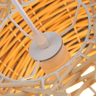 Pardo - Japanese Wooden Nest Hanging Pendant Ceiling Light