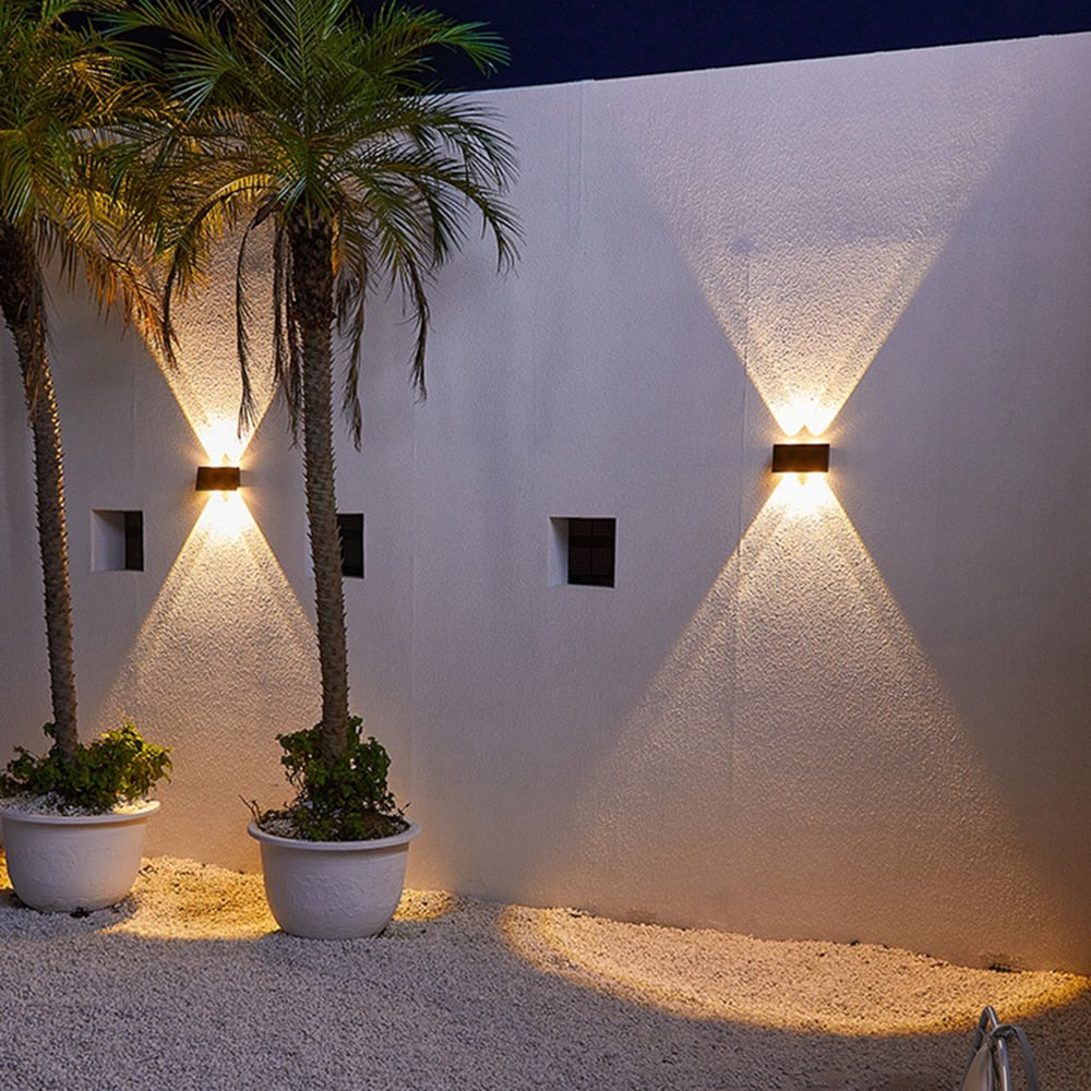 Cabo - Solar LED Up/Down Outdoor Wall Light Waterproof