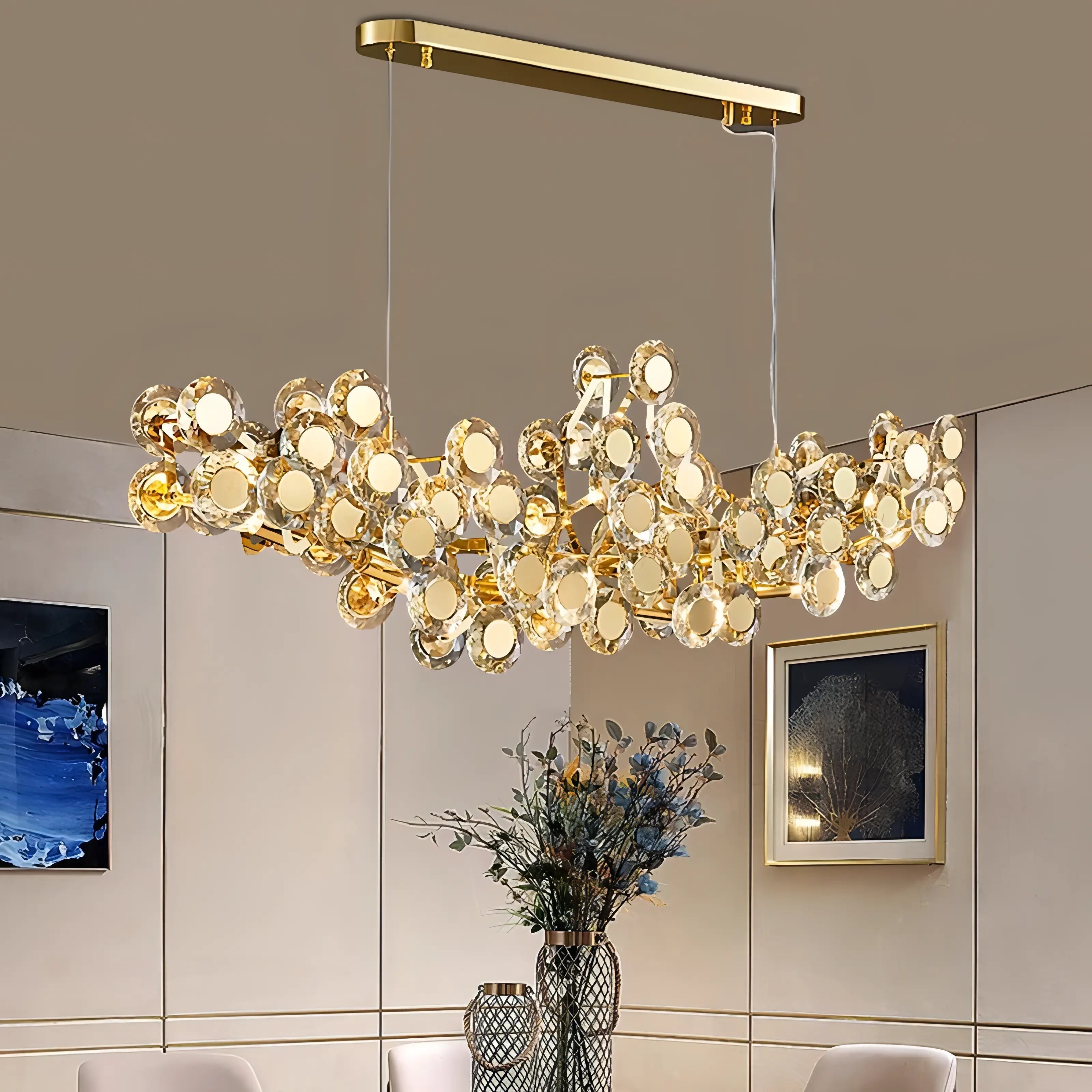 Jorge - Modern Round Ball Glass Hanging Chandelier
