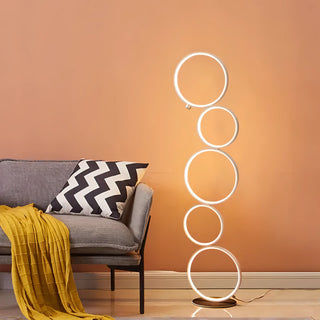 Olivia - LED Multi Tier Circle Floor Lamp