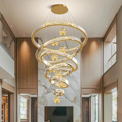 Augusta - Crystal Pendant Hanging Chandelier