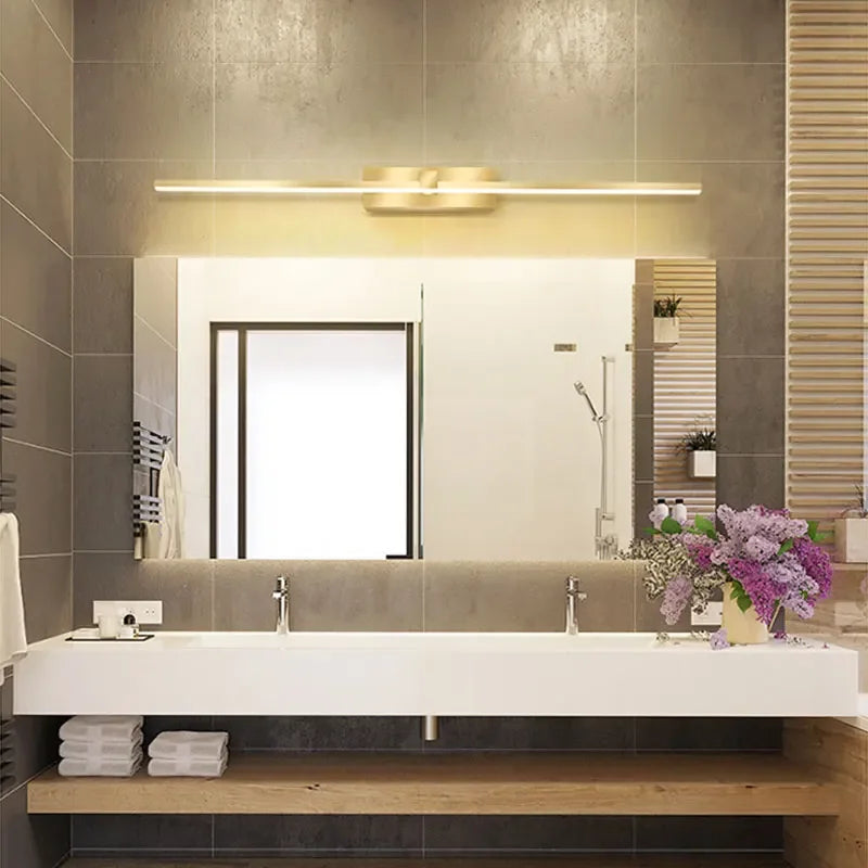 Maral - Modern Gold Bathroom Wall Lamp