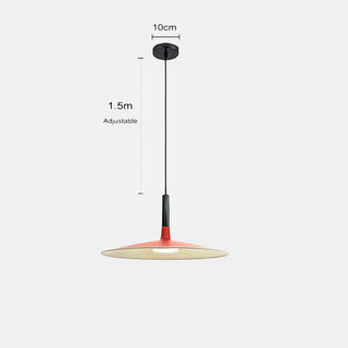 Alvaro - Modern Round Flat Dish Hanging Pendant Ceiling Light