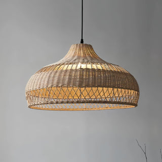 Sandra - Handmade Wicker Rattan Pendant Ceiling Light