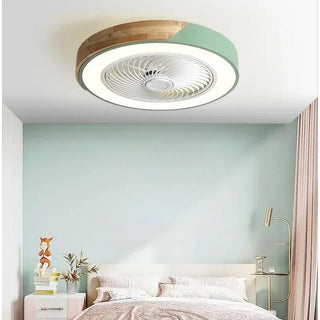 Varun - LED Round Nordic Modern Smart Ceiling Fan with LED Light