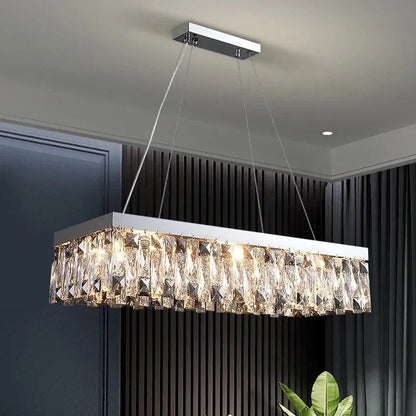 Lia - Modern Crystal Pendant Chandelier