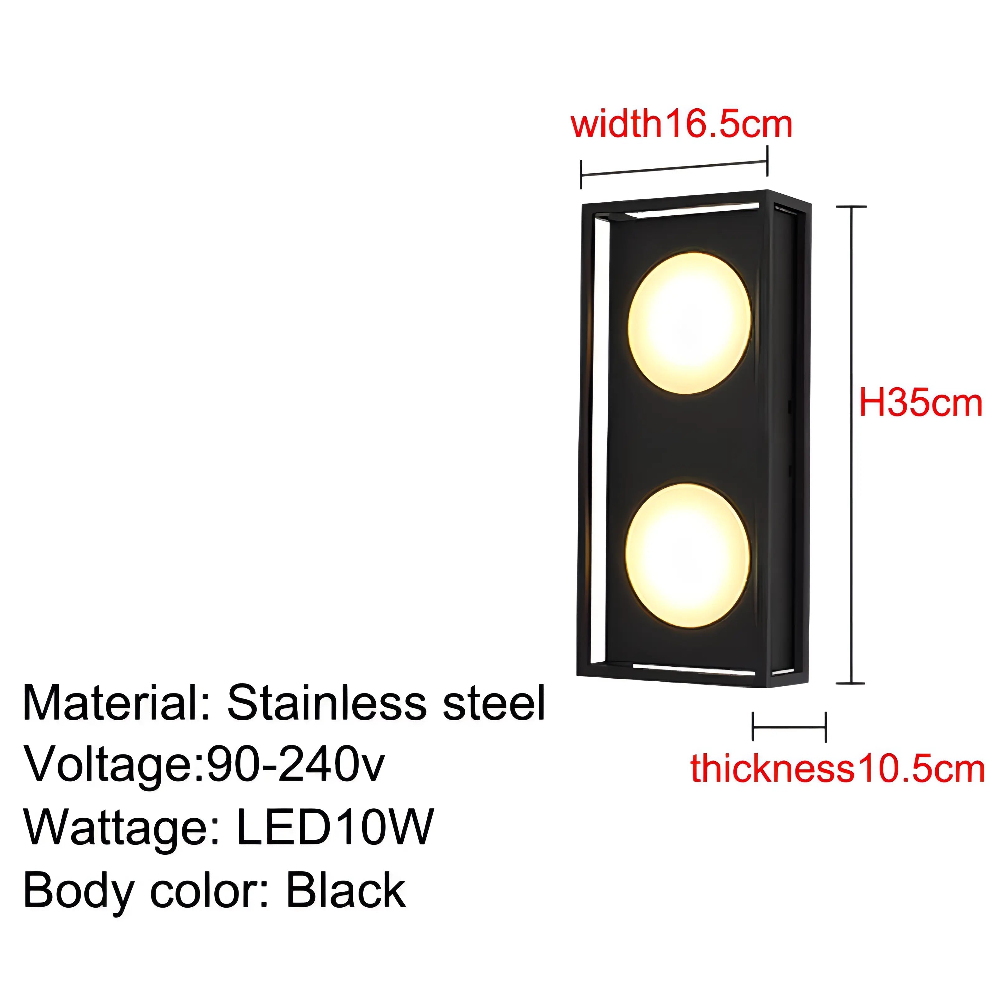 Ackerman - Outdoor IP67 Rectangular Wall Light