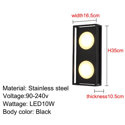Ackerman - Outdoor IP67 Rectangular Wall Light