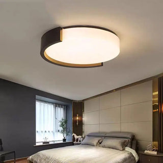 Tyra - Modern Flush Mount Circular Rimmed Ceiling Light