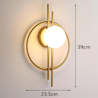 Avyaan - Modern Round Adjustable Bulb Angle Wall Light
