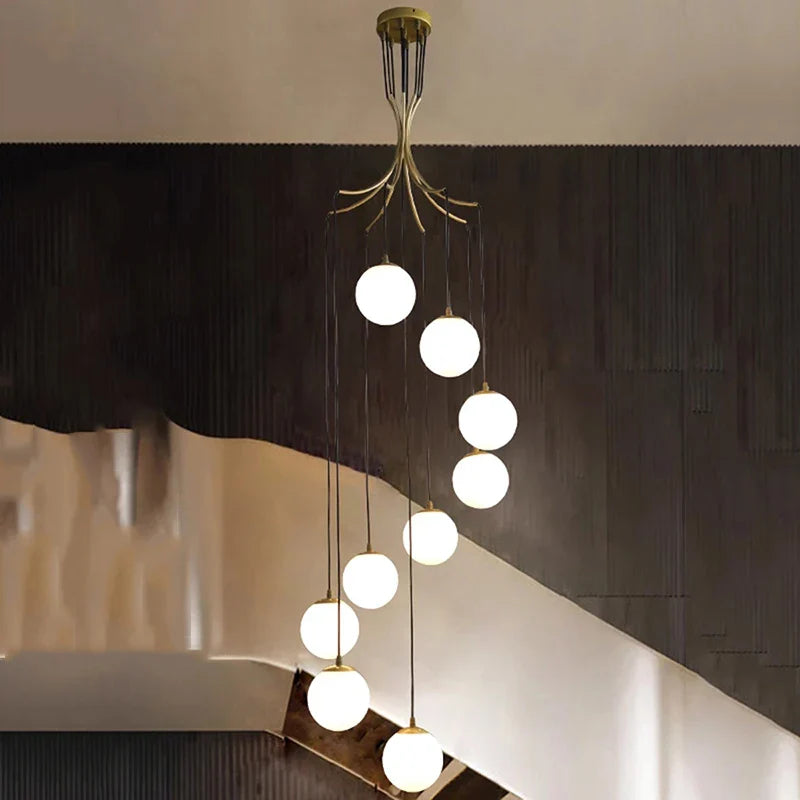 Laika - Modern Hanging Ball Ceiling Chandelier