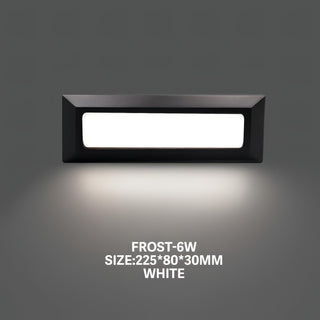 Briar - Flush-Mount Outdoor Rectangle LED Wall Light