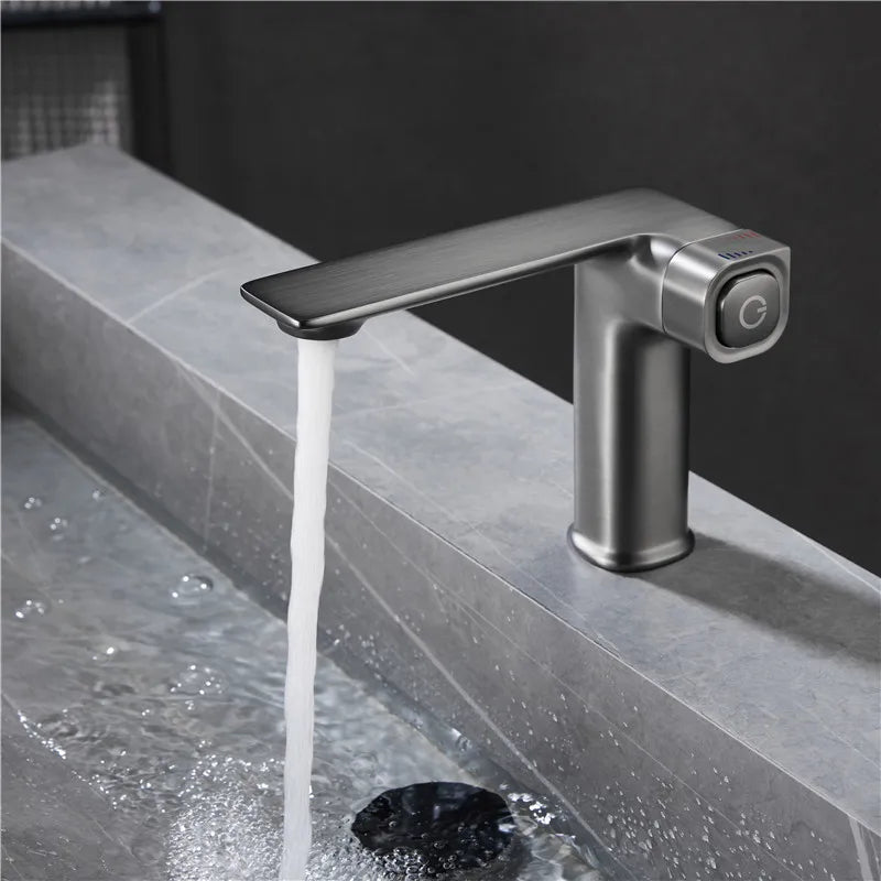 Zhuri - Sink Mixer Push-Button Modern Tap