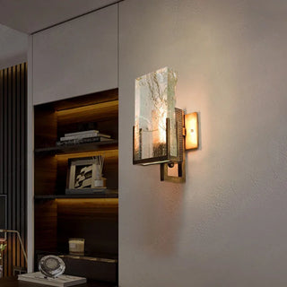 Yadira - Modern Gold Frosted Glass Style Wall Light