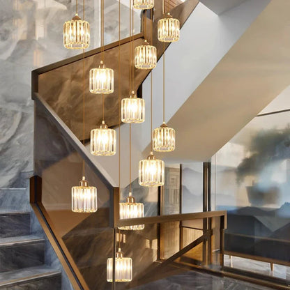 Hermione - Crystal Hanging Pendant Chandelier