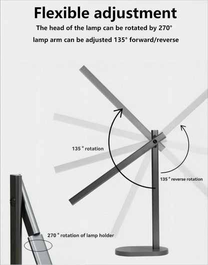 Haney - USB/Wireless Charger LED Desk Light Dimmable Touch