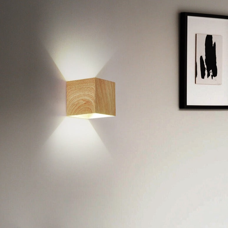 DAYO - Modern Wood Style Up/Down Wall Light