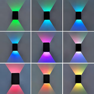 Kareem - Dimmable Multicolour Up/Down Remote Control Wall Light