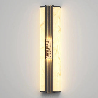 Baez - Marble Style Outdoor LED Wall Light Bar