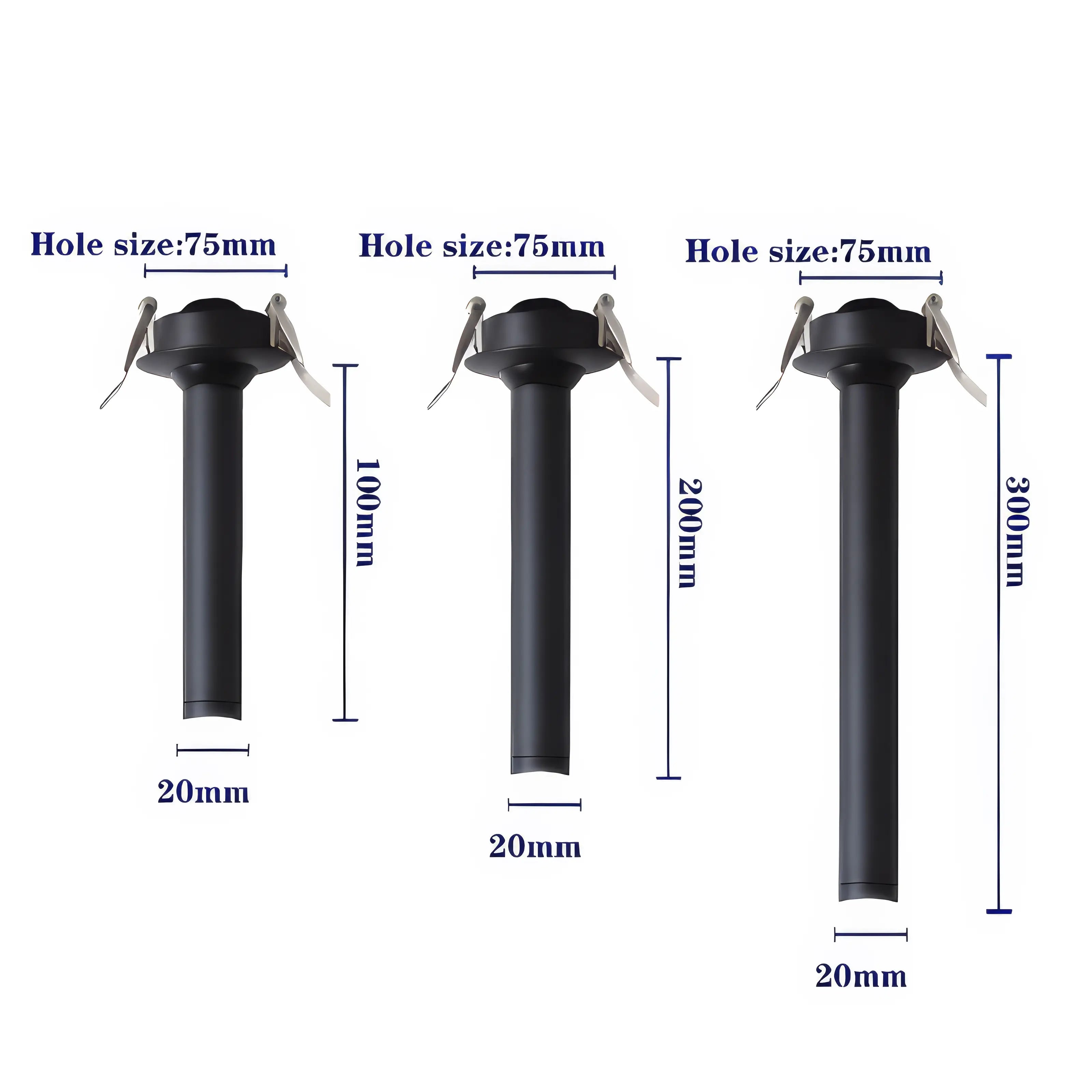 Erato - LED Long Tube Recessed Rotatable Spot Light Downlight