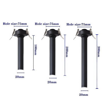 Erato - LED Long Tube Recessed Rotatable Spot Light Downlight