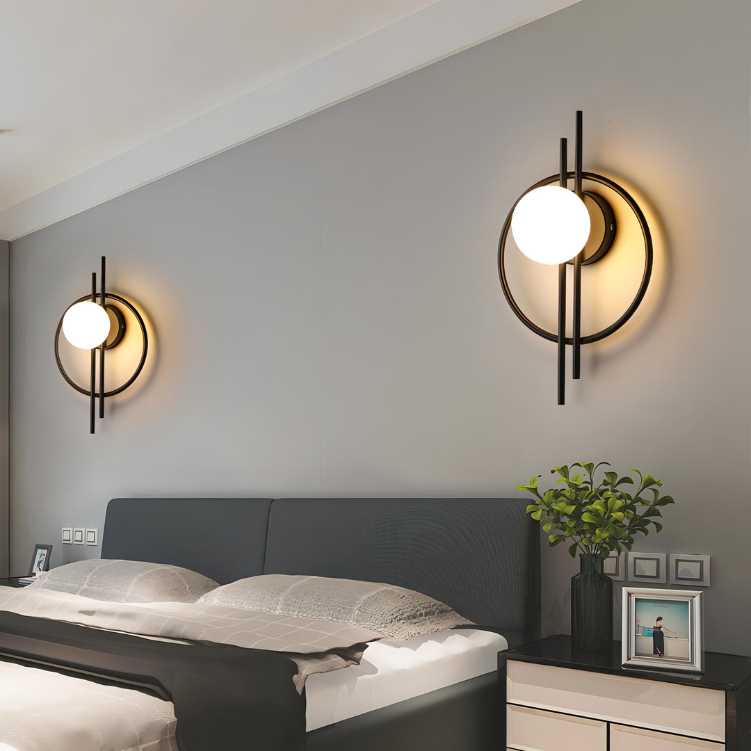 Avyaan - Modern Round Adjustable Bulb Angle Wall Light