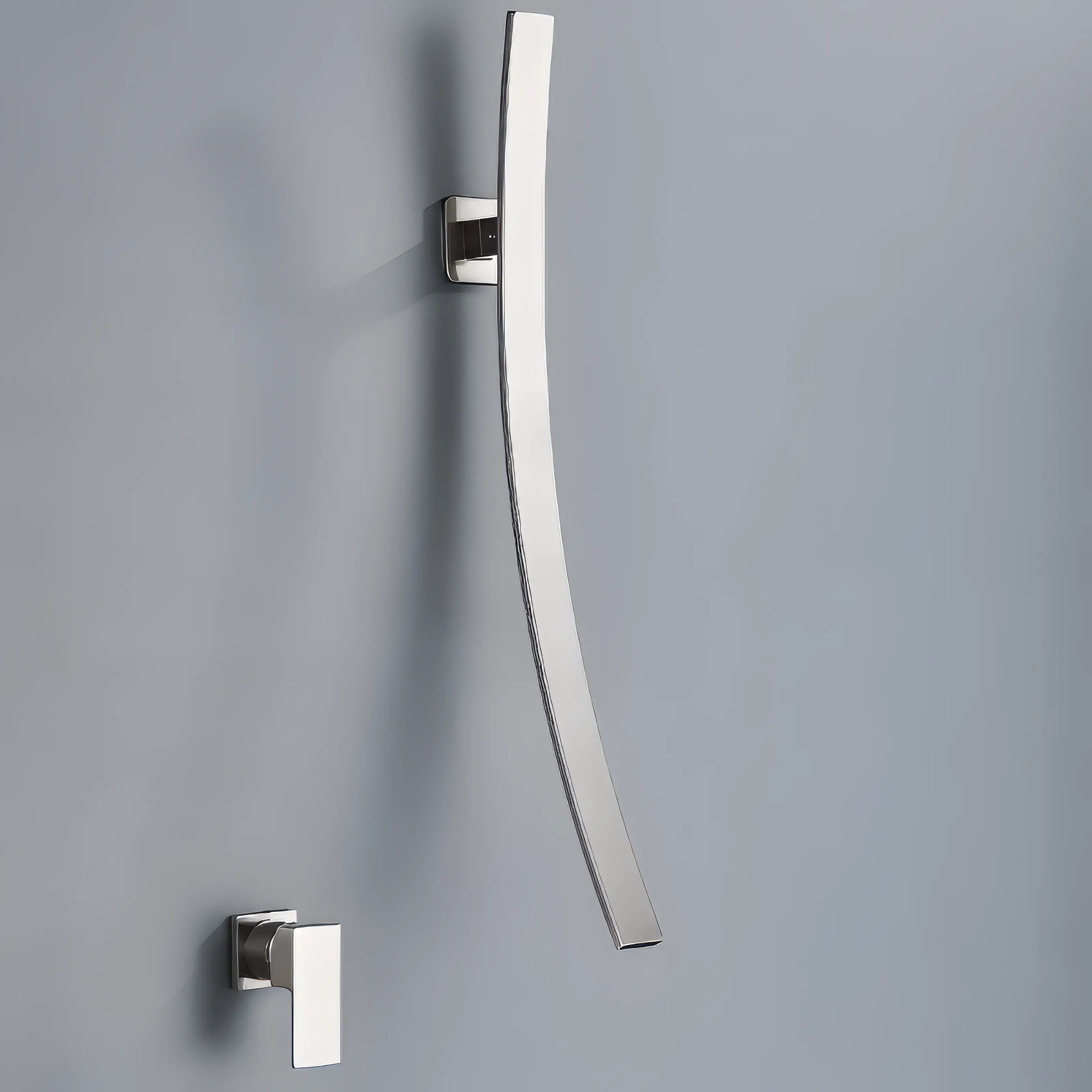 Sadhbh - Modern Wall Mounted Waterfall Bathroom Hot/Cold Mixer Tap