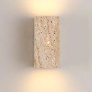 Nazzareno - Square Stone Up Down Wall Light