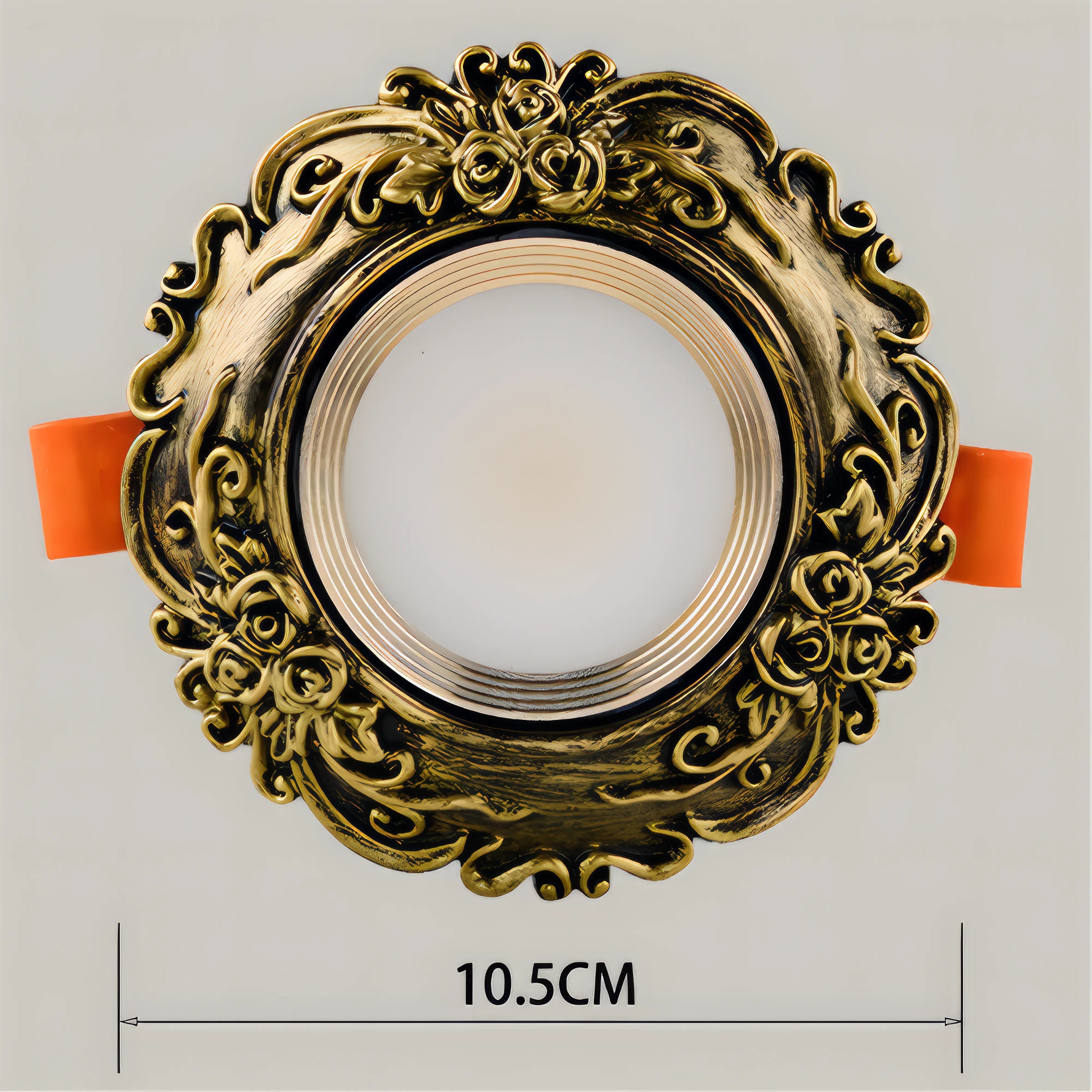 Callidora - Retro Gold Patterned European LED Ceiling Downlight